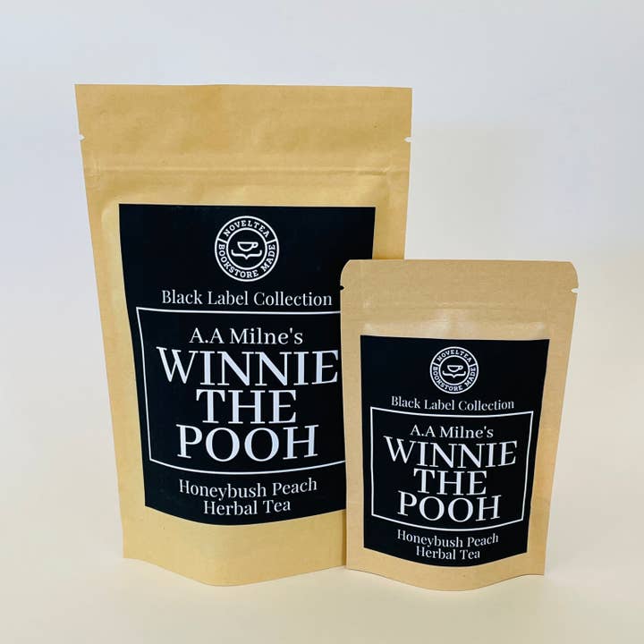 Winnie The Pooh Inspired - Honeybush Peach ROOIBOS TEA for wholesale by NovelTea Bookstore & Gifts