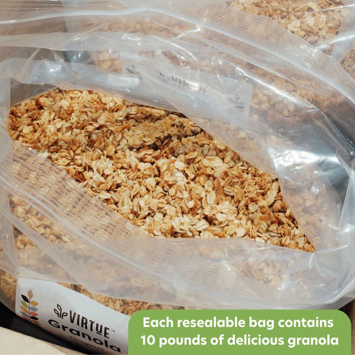 Virtue Foods Inc. - Wholesale Granola - Specialty Foodservice Granola - 20lb Bulk