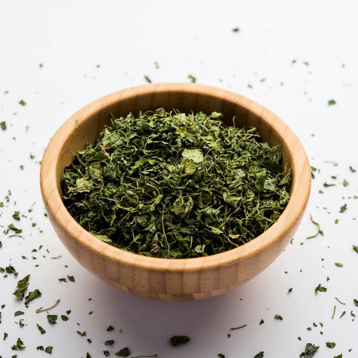 Organic Way LLC - Wholesale Herbs - Fenugreek Dried Leaves (Kasuri Methi) - Kosher Certified | Raw, Vegan, Non GMO & Gluten Free | USDA Certified | Origin - India2