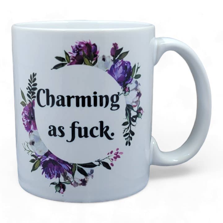 Charming As Fuck Coffee Mug for wholesale by ChicalooKate