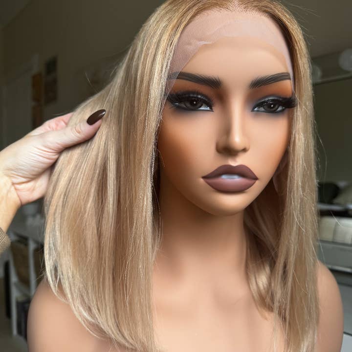Milk & Honey - Wholesale Hair Extensions - Tammy Blonde Human Hair Lace Front Wig **Ready To Ship**