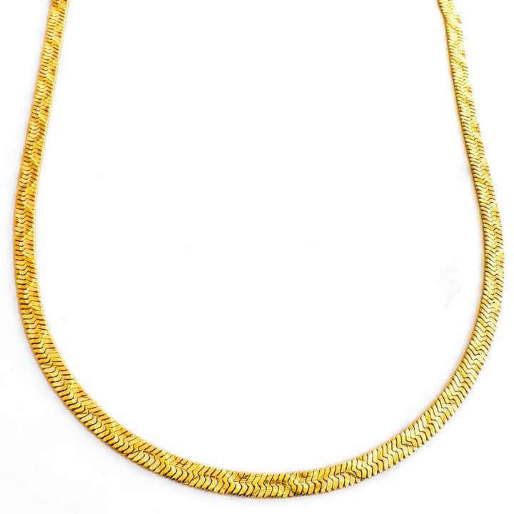 Halsketting met slangenketting 'twisty tango' voor wholesale door kaimi