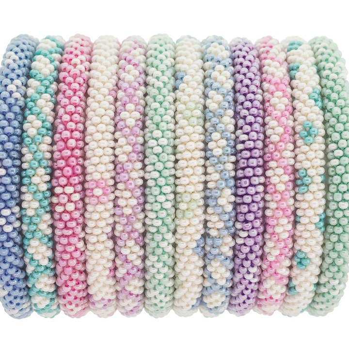 🌷 Spring Fling Roll-On® Easter Bracelets - Set of 12 for wholesale by Aid Through Trade