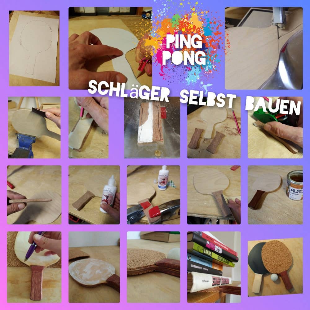 Die Werkkiste - Wholesale DIY Craft Kit - Table tennis racket kit1