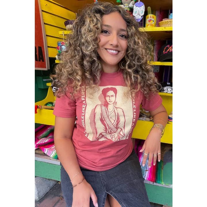 Unisex Clay Frida Rebel Tee for wholesale by Mi Vida