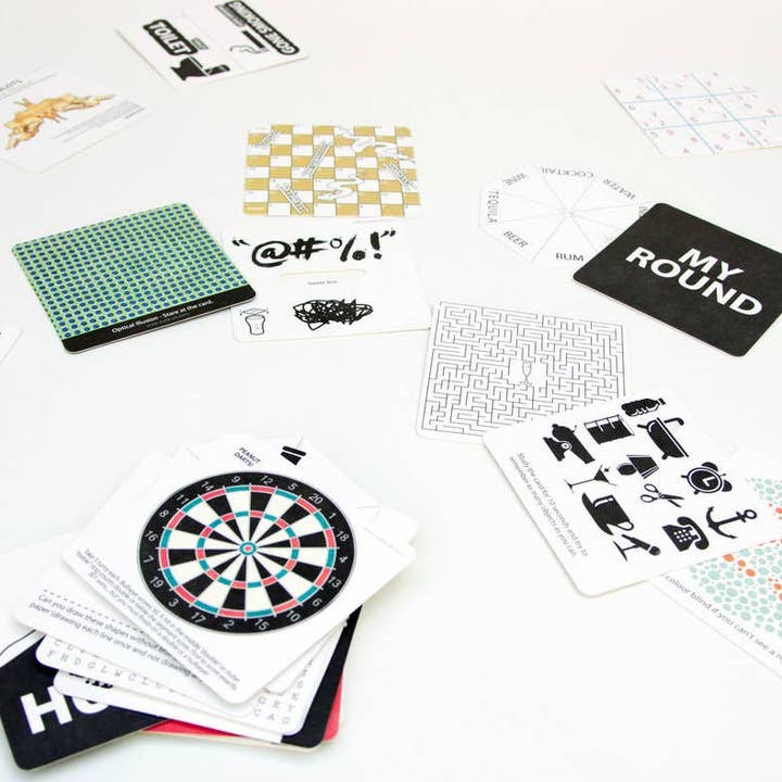 Luckies of London – wholesale Coasters – Bar Games Drink Coasters1