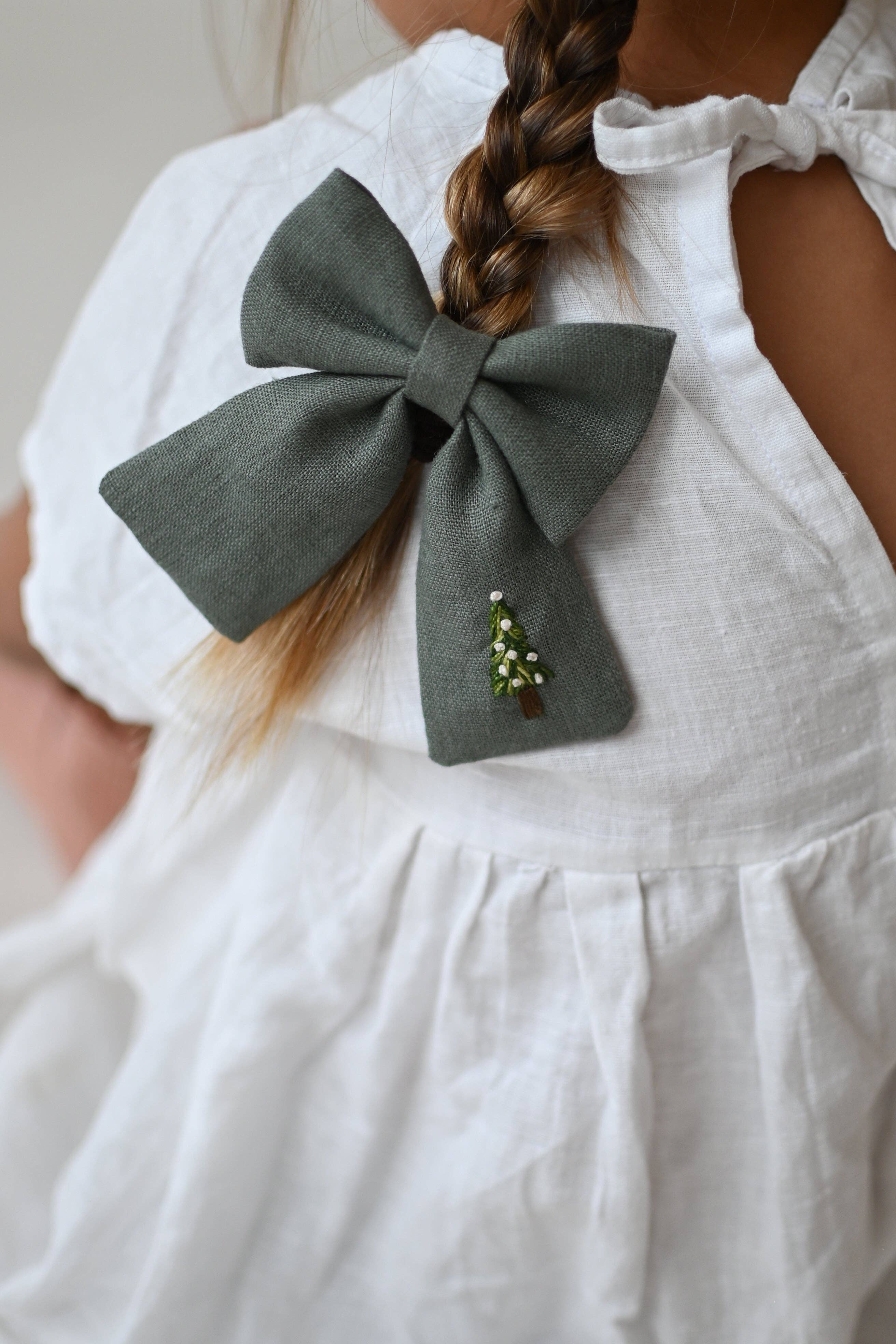 Lanika Atelier, Nika Korošec s.p. - Wholesale Hair Bow - Women's - Midi and Large hair bows Christmas tree6