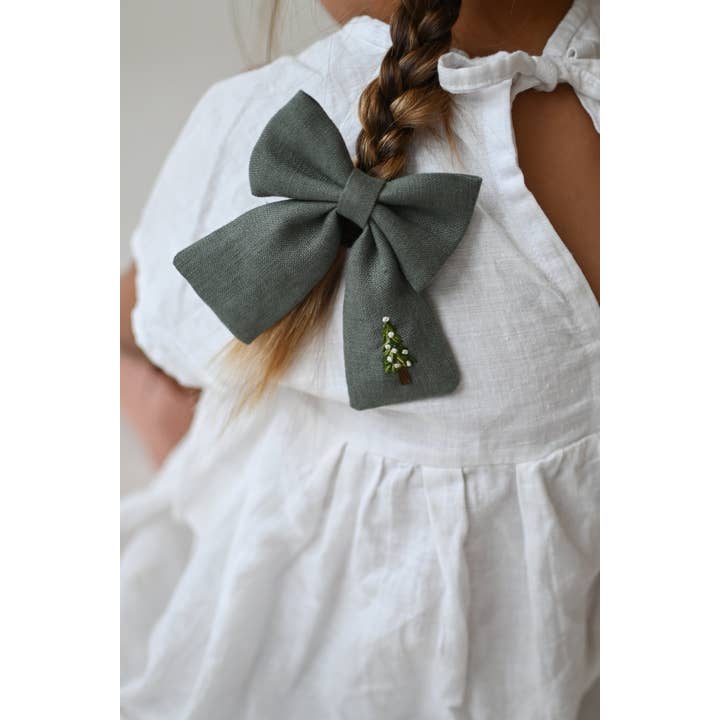 Lanika Atelier, Nika Korošec s.p. - Wholesale Hair Bow - Women's - Midi and Large hair bows Christmas tree6