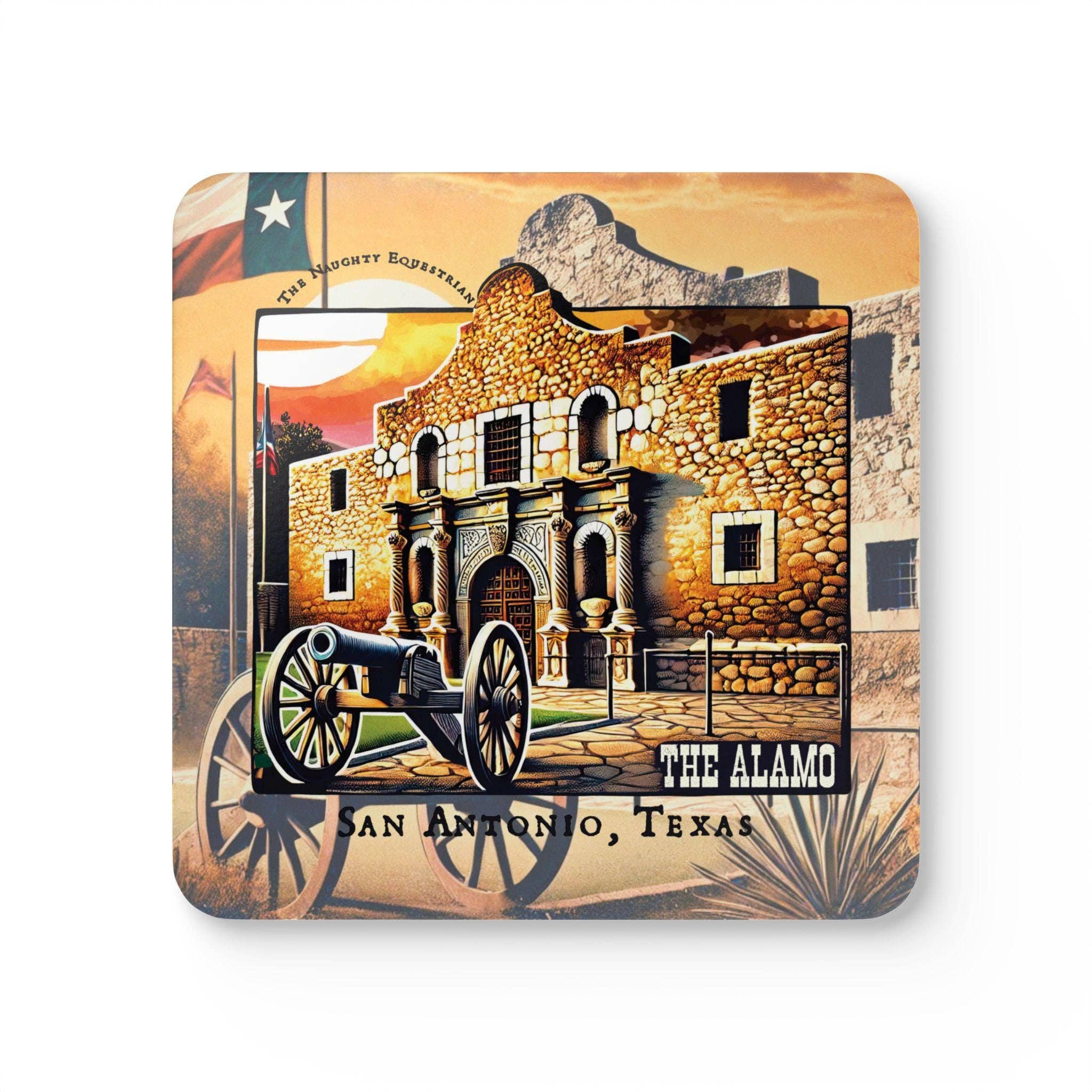 The Naughty Equestrian - Wholesale Magnet - The Alamo San Antonio Texas Fridge Magnet2