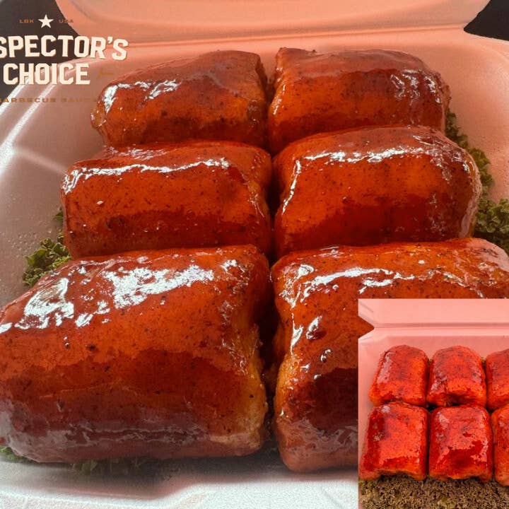 Inspector’s Choice BBQ Sauce - Wholesale BBQ Sauce - APRICOT-Taking the BBQ Comp scene by storm2