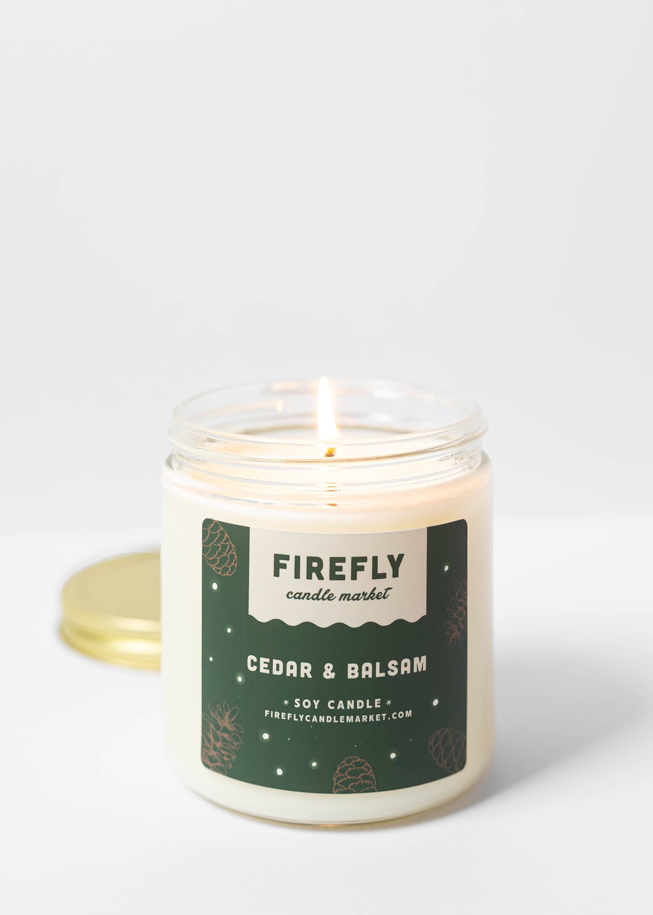 Firefly Candle Market - Wholesale Jar/Filled Candle - Cedar & Balsam