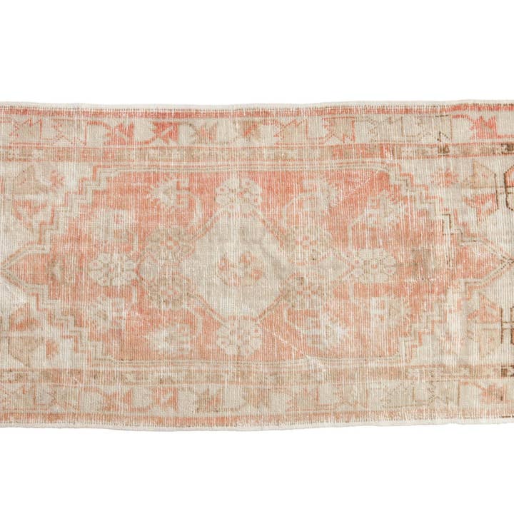 Runner da tappeto Oushak vintage 2,5 x 5,5 cm per la vendita all'ingrosso da parte di Old New House