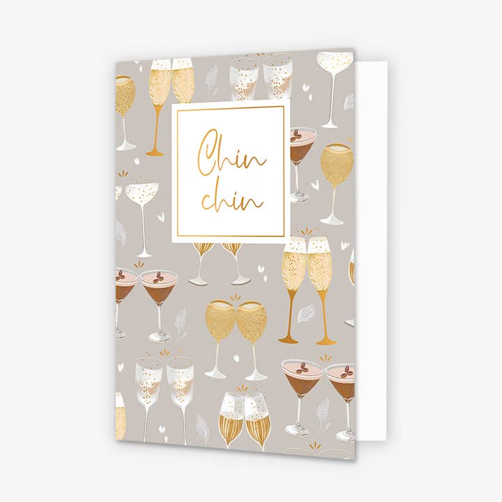 Chin Chin Card GLD032-B for wholesale by Artige BV