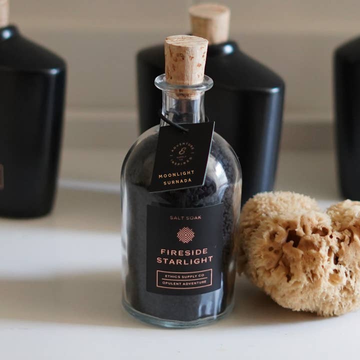 Moonlight Bubbly Bath Salt Soak for wholesale by Ethics Supply Co.