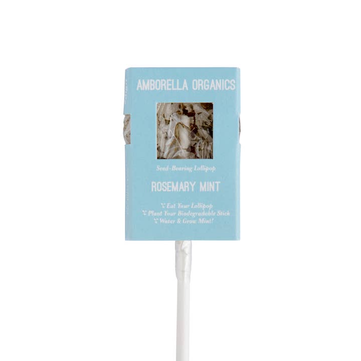 Amborella Organics - Wholesale Lollipop - Blooming Lollipop Bundle (Eat, Plant & Grow a Herb/Flower)