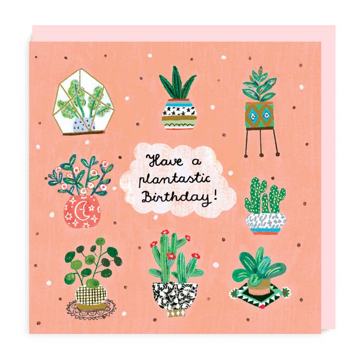 Plantastic Birthday 6 pack for wholesale by Martyna Zoltaszek Studio Ltd