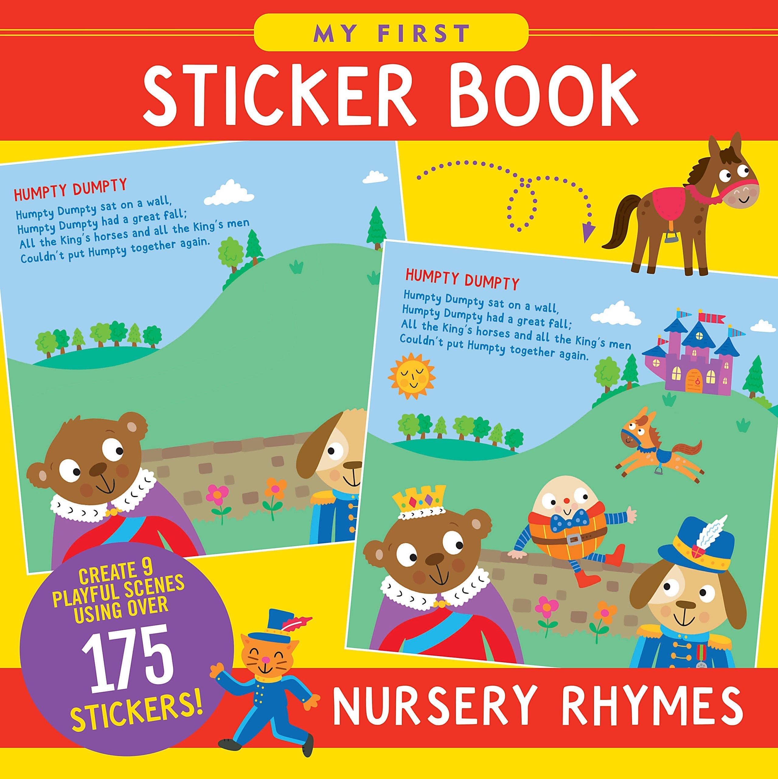 Peter Pauper Press, inc. – wholesale Sticker – Child & baby – My First Sticker Book - Nursery Rhymes0