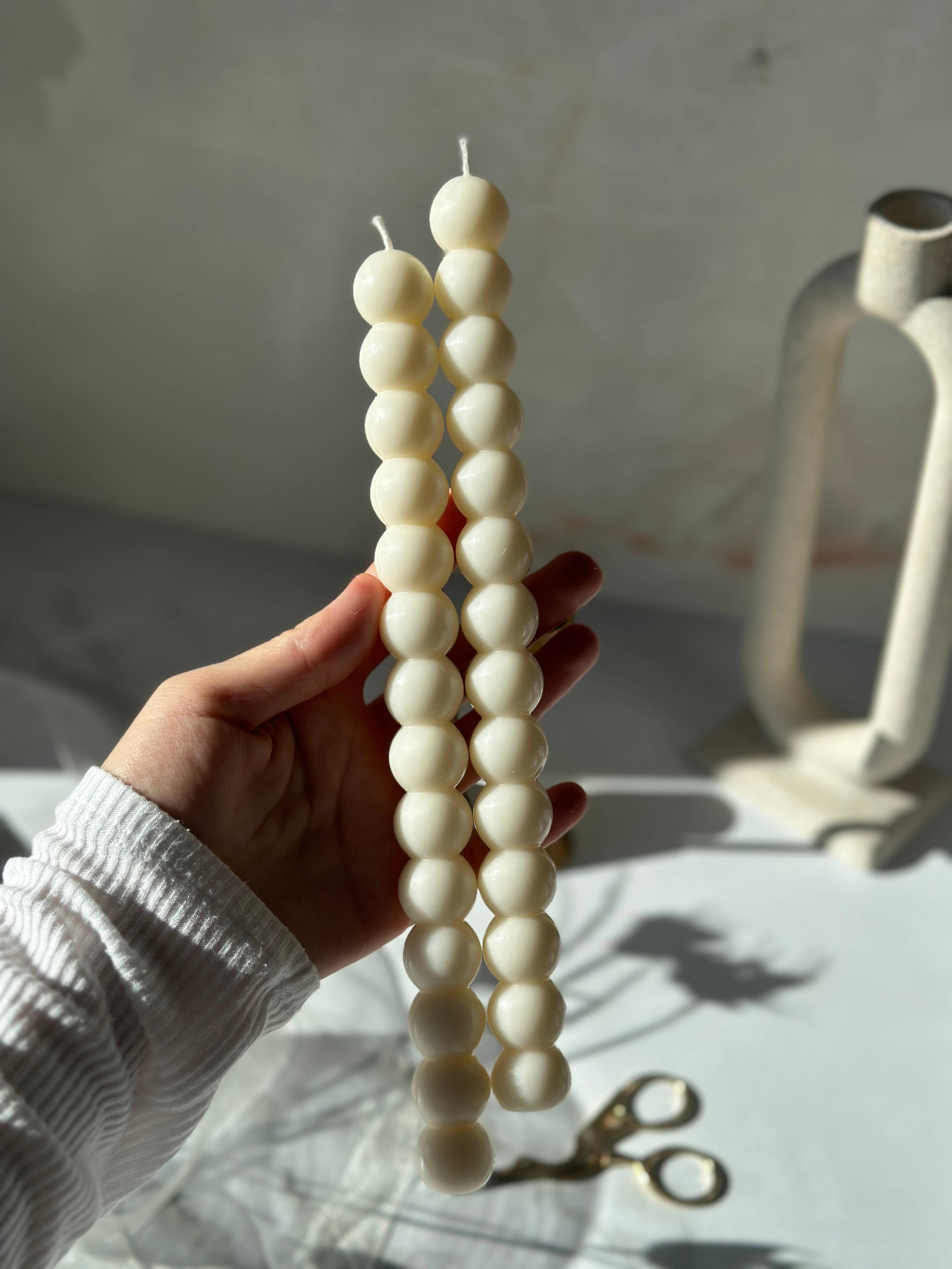 REMOVED BRAND - Wholesale Tapered Candle/Candlestick - BESTSELLER Dolce Candle Set | Wedding Tapers | Table Decor1