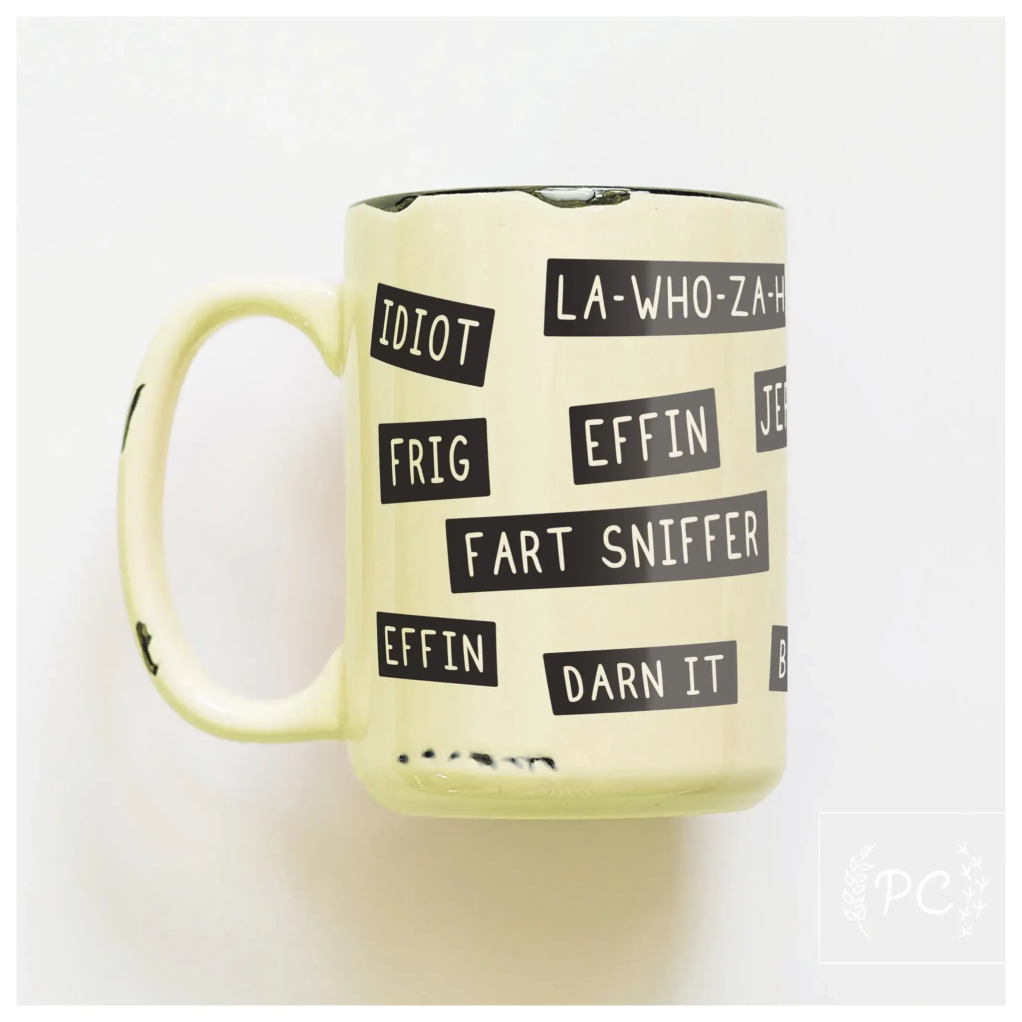 Prairie Chick Prints - Wholesale Coffee Mug - pg rated insults | ceramic mug1