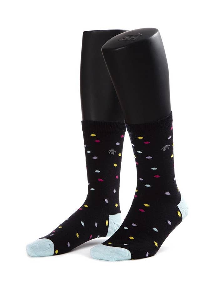 Colored Dots Design Socks for wholesale by CalzeMie