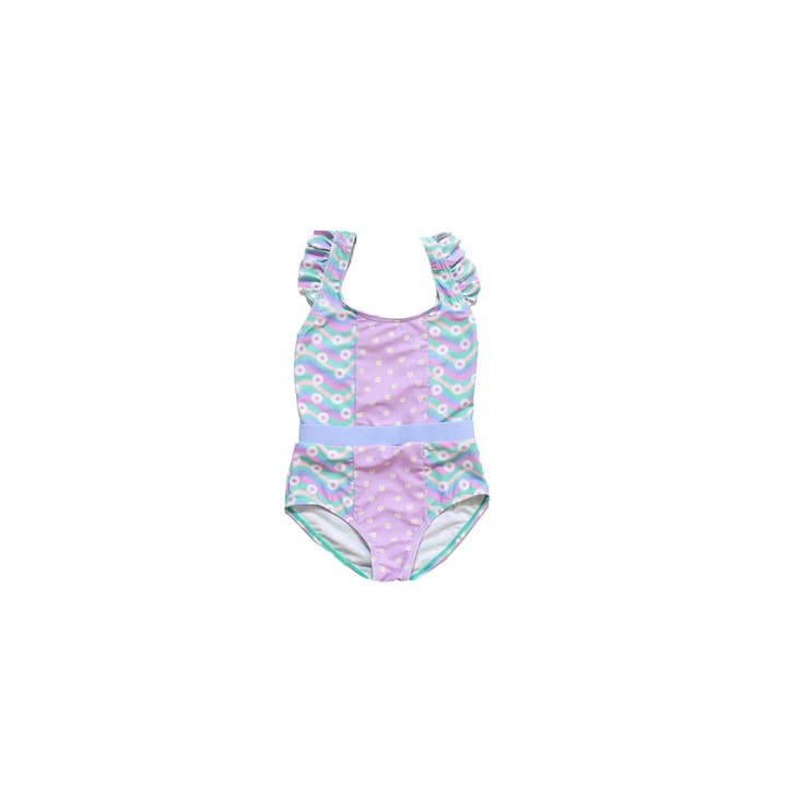 Costume da bagno intero Beachside Bliss per la vendita all'ingrosso da parte di Blueberry Bay