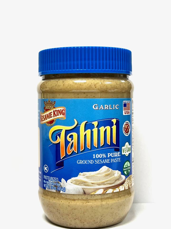 Garlic Tahini, 16 oz - USA for wholesale by Sesame King