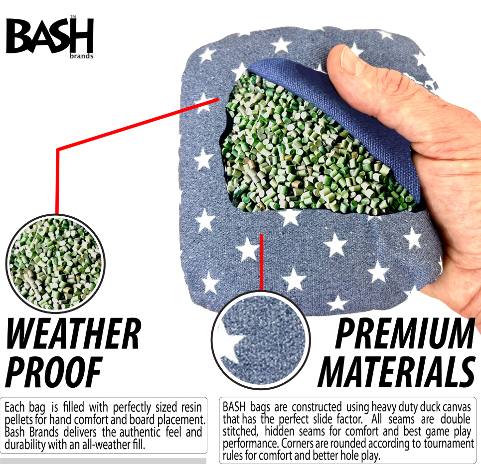 Bash Brands - Wholesale Cornhole - Commercial Pro Grade Regulation Cornhole Board Set (Solid Wood)5