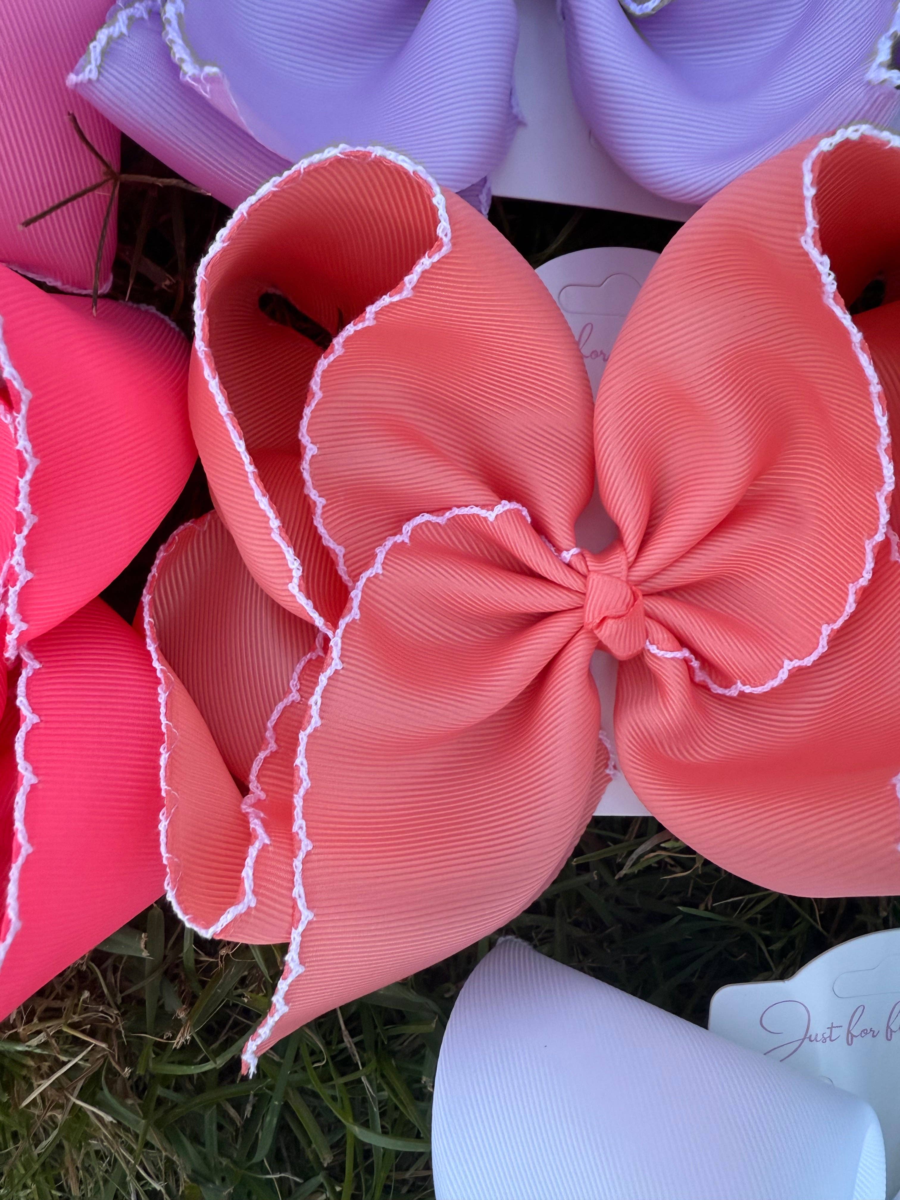 Just For Fun Threads – wholesale Hårrosett - Barn – Extra roliga solida hårrosetter med månsöm (15 cm)5