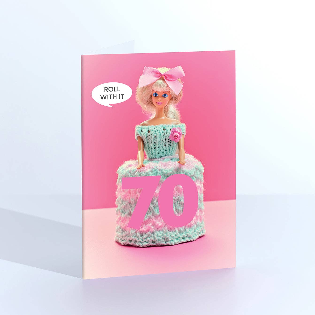 Ornament Art - Wholesale Birthday Card - 70th Birthday Toilet Doll Greetings Card0