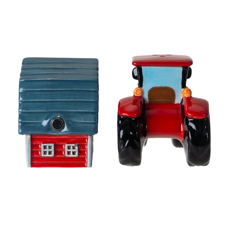 Pacific Trading - Wholesale Salt & pepper shaker set - Tractor & Barn Salt and Pepper Shaker Set4