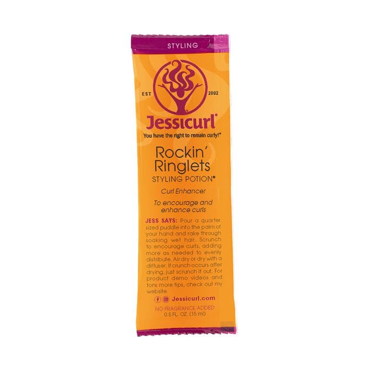 Jessicurl Rockin' Ringlets stylingdrik - 0,5 oz prøve for engroshandel hos Jessicurl