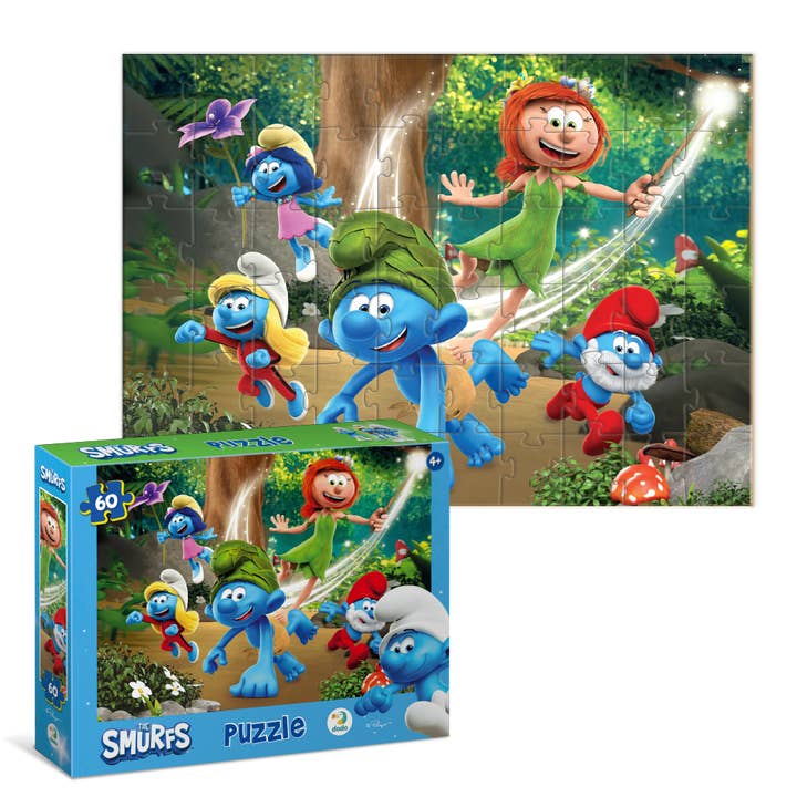 DoDo Brand - Wholesale Puzzle - Kids - Kids & Toddlers Classic Puzzle Smurfs 60 pcs