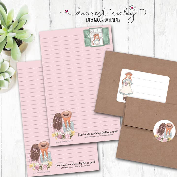 Anne of Green Gables Letter Writing Set for wholesale by Dearest Nicky