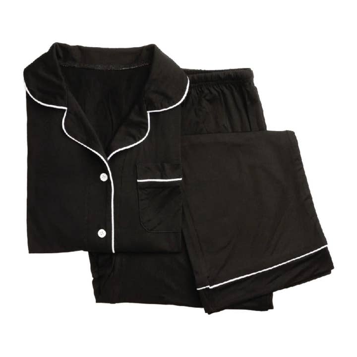 Sort modal pyjamas til mennesker for engroshandel hos fabdog