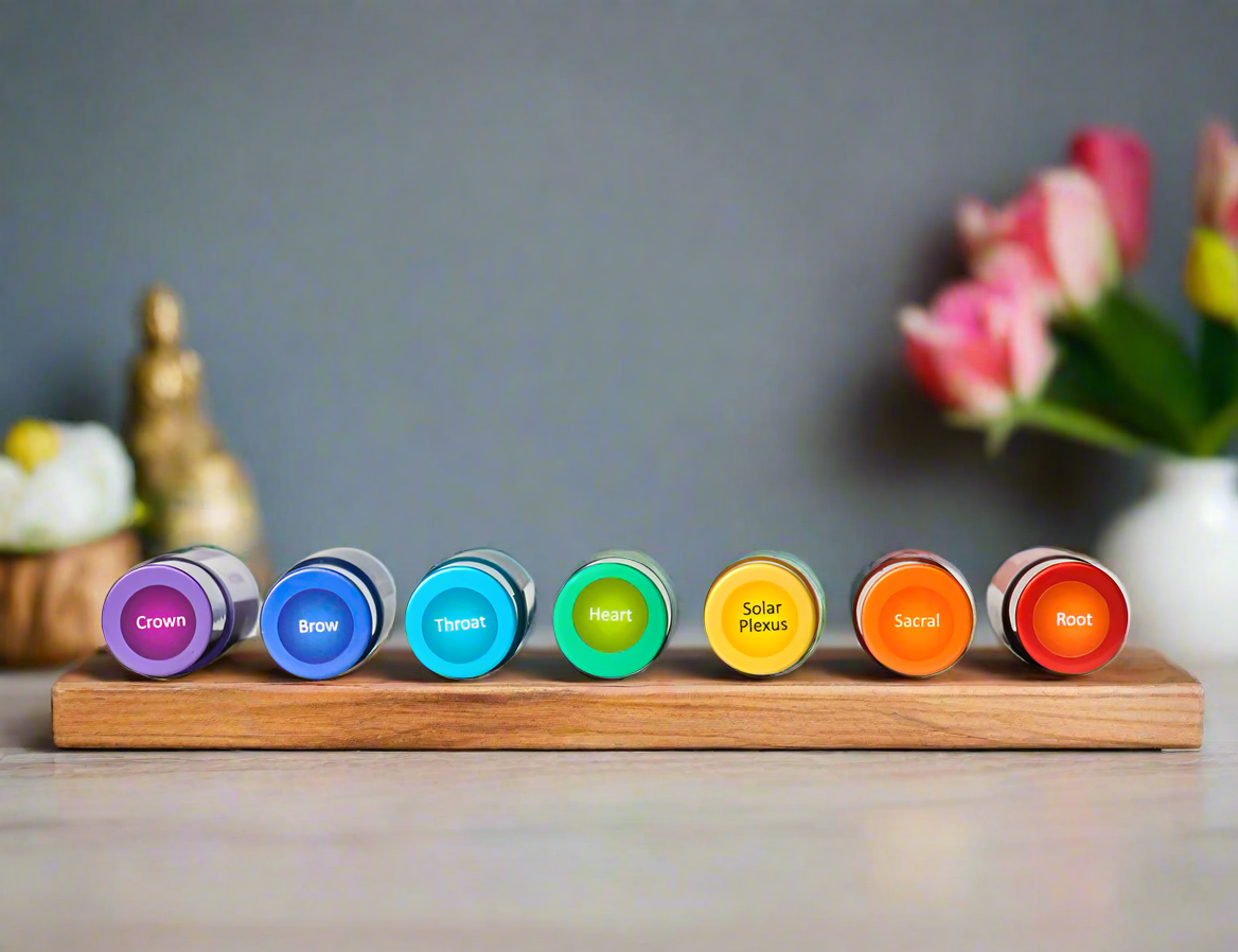 Divine Light Codes - Wholesale Essential Oil Roll-On - Chakra Balancing Elixirs - Essential Oils - 7 Roller Bottles Set4