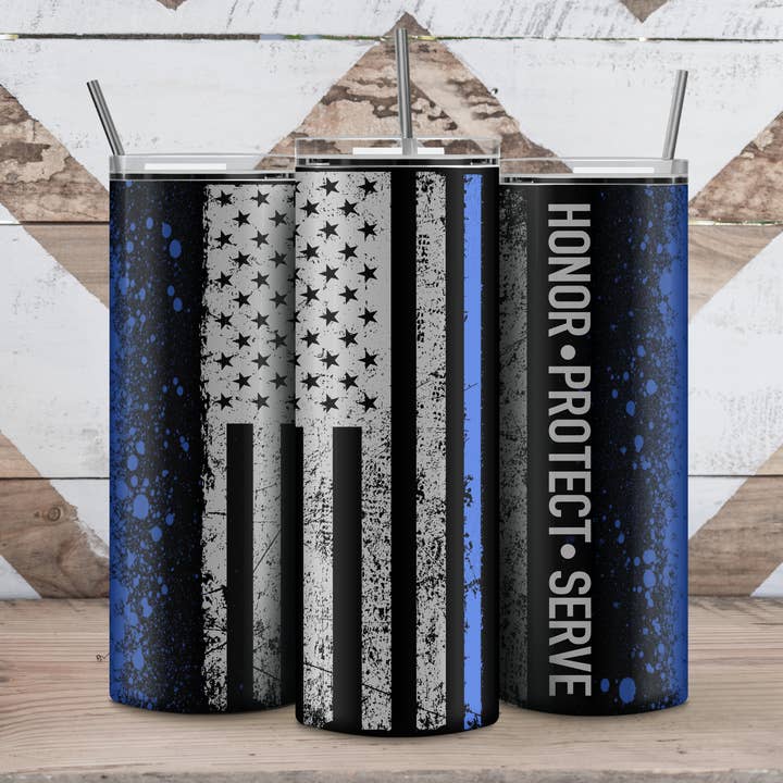 Honor Protect Serve Tumbler for wholesale by Daydreamer Designs