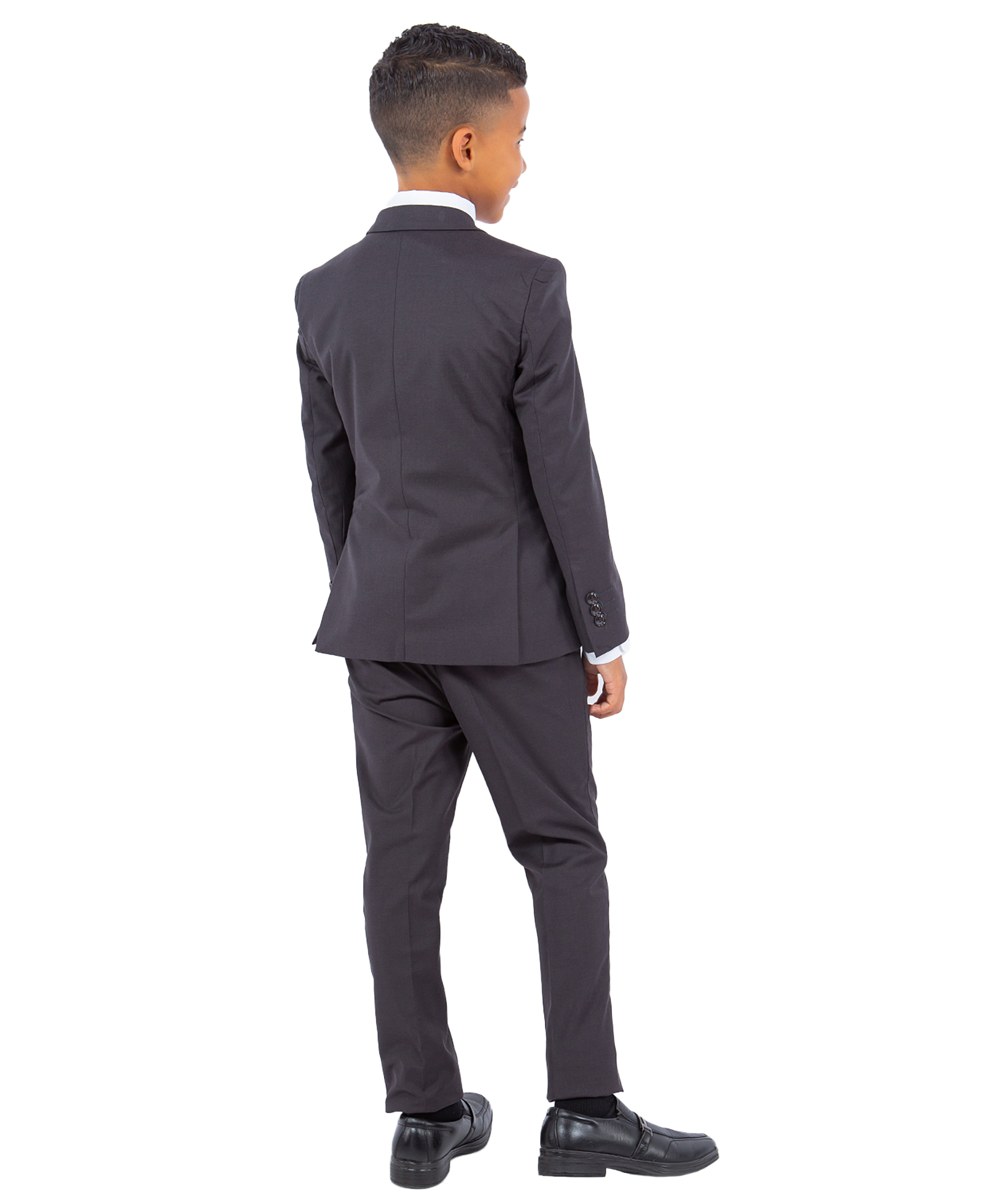 Dark Grey Perry Ellis Boys Suit, Slim-Fit 5pc (Includes Tie) for wholesale on Faire1