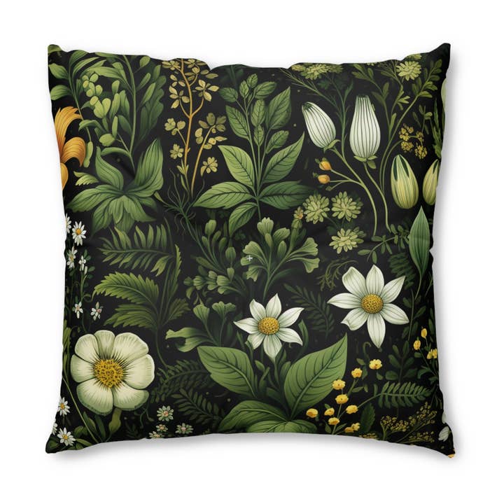 Hali Herbalis - Square Floor Pillow for wholesale by Velvet Rust