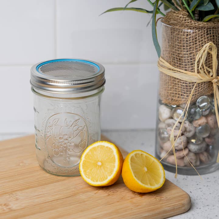 Fox Run Brands - Vente Ustensile/gadget de cuisine - Couvercles Râpe à Fromage et Zesteur d'Agrumes en Acier Inoxydable Jarware3