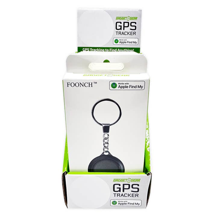 Novelty Brands - Wholesale Retailer Display - Accessories - GPS Tracker Tag Key Chain Apple Find My™ Compatible Display1