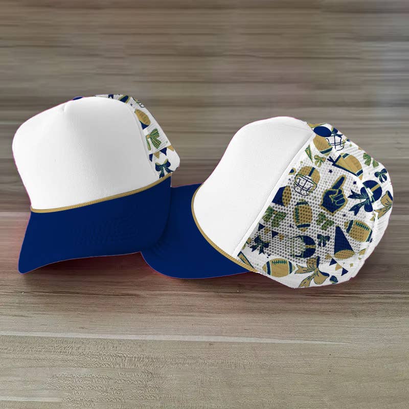 Trendy Transfers - Vente Casquette de camionneur – unisexe - Casquette Trucker en Mousse aux Couleurs de l'Équipe de Football Medley3