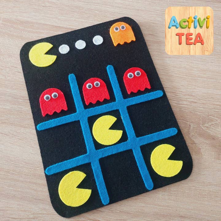 Three in a row felt comecocos for wholesale by Activitea