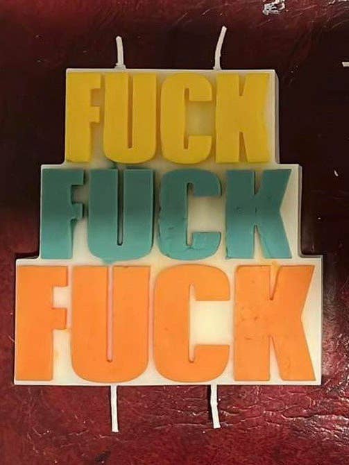 F*ck F*ck F*ck for wholesale by Susan Schomigs Creations