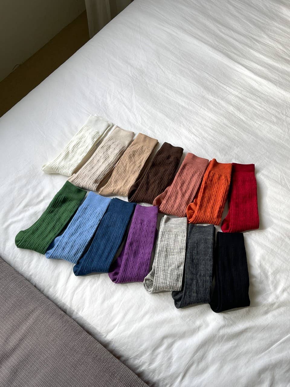 K-Wonderland - Wholesale Socks - Women's - AW Wool Blend Cozy Socks 14colors16