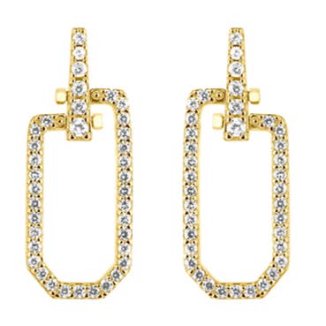 Boucles d'oreilles AIMÉE Sparkle Doré pour la vente par CLASSYANDFABULOUS Jewelry
