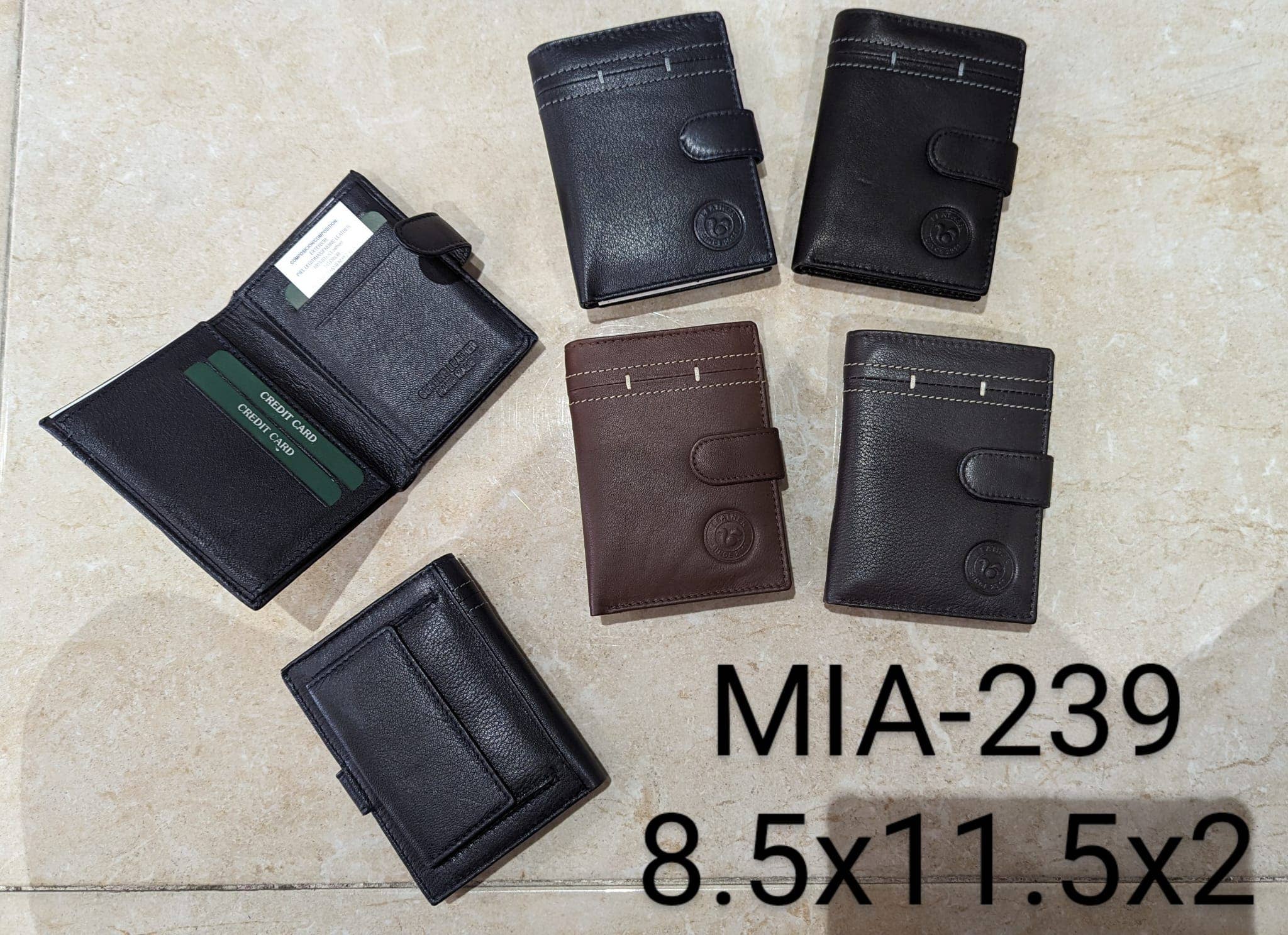 MIA LAROUGE - Wholesale Wallet - Men's - MEN'S LEATHER WALLET0