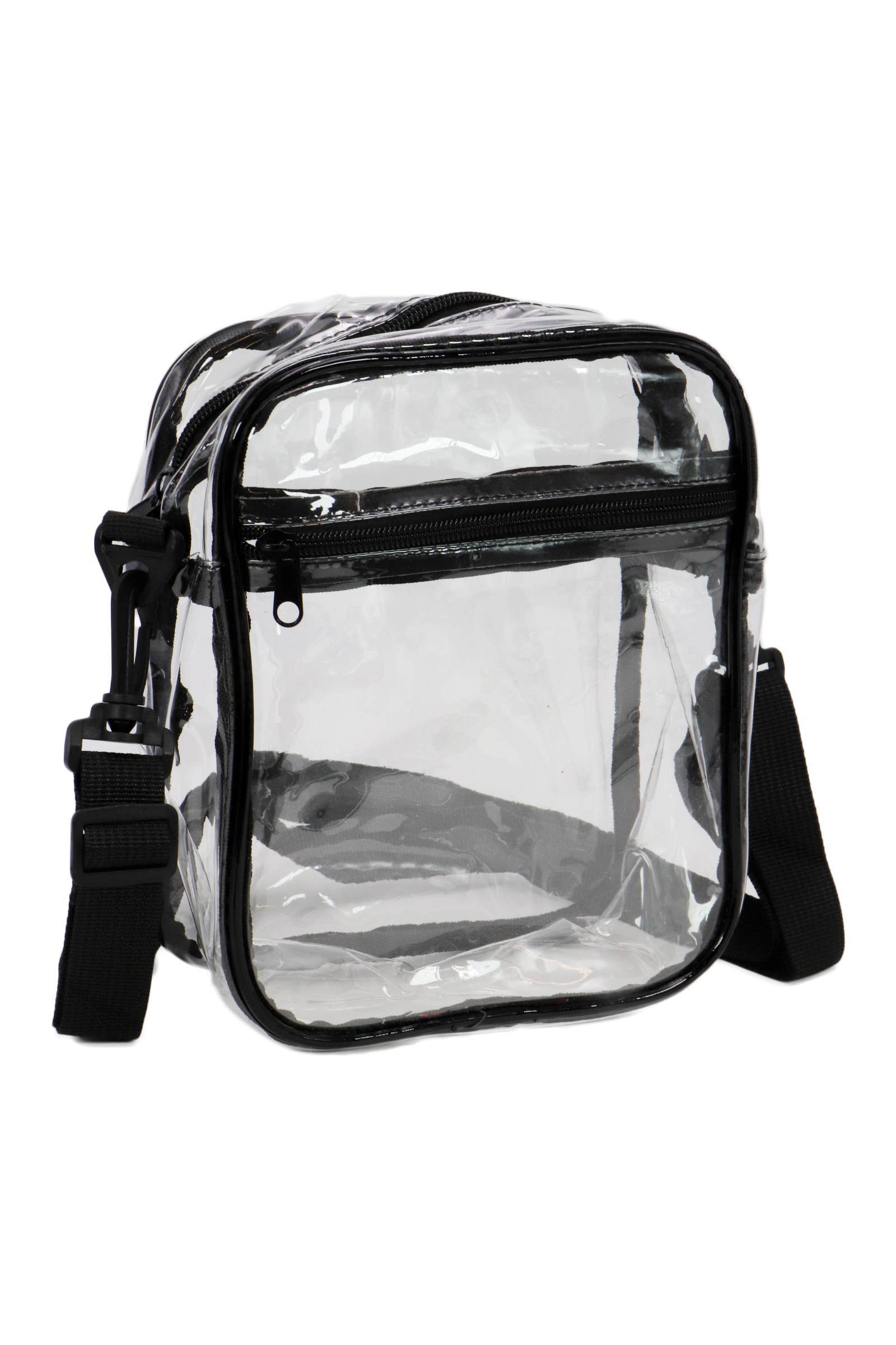 Large Clear Pvc Crossbody Messenger Bag - 8.5 Inch for wholesale on Faire1