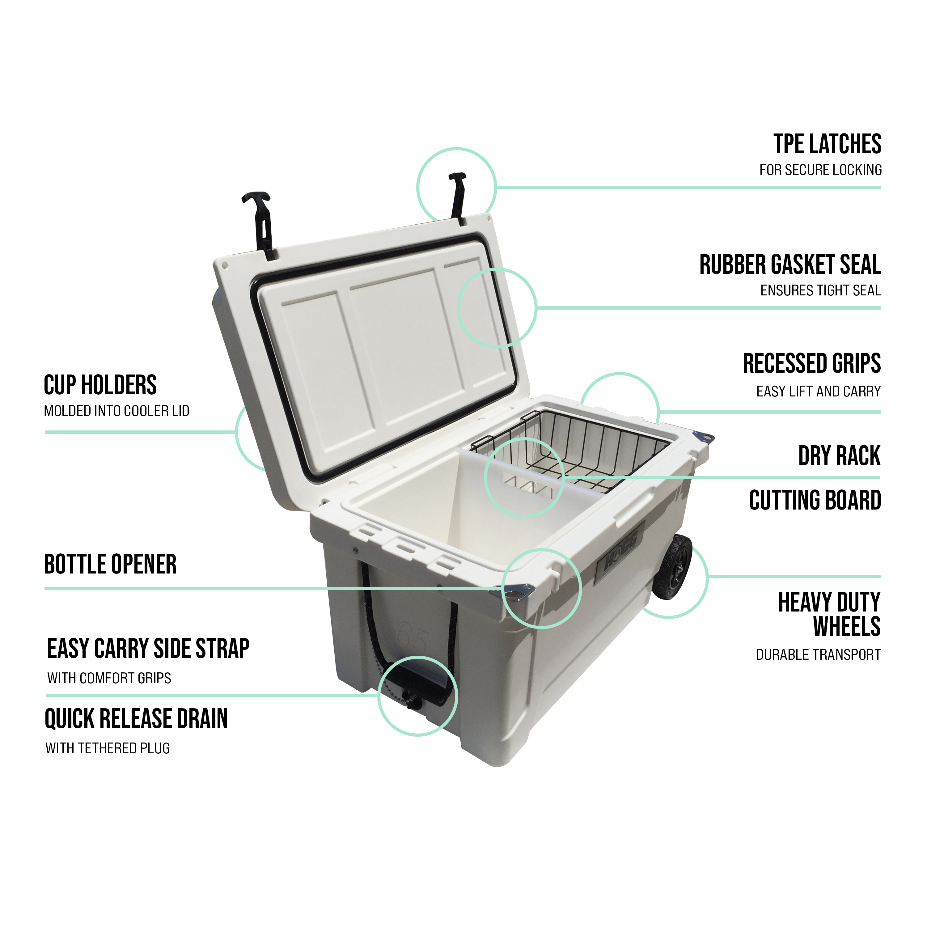 Hogg Outfitters - Vendita all'ingrosso Borsa termica/frigo - Borsa Termica 65QT1