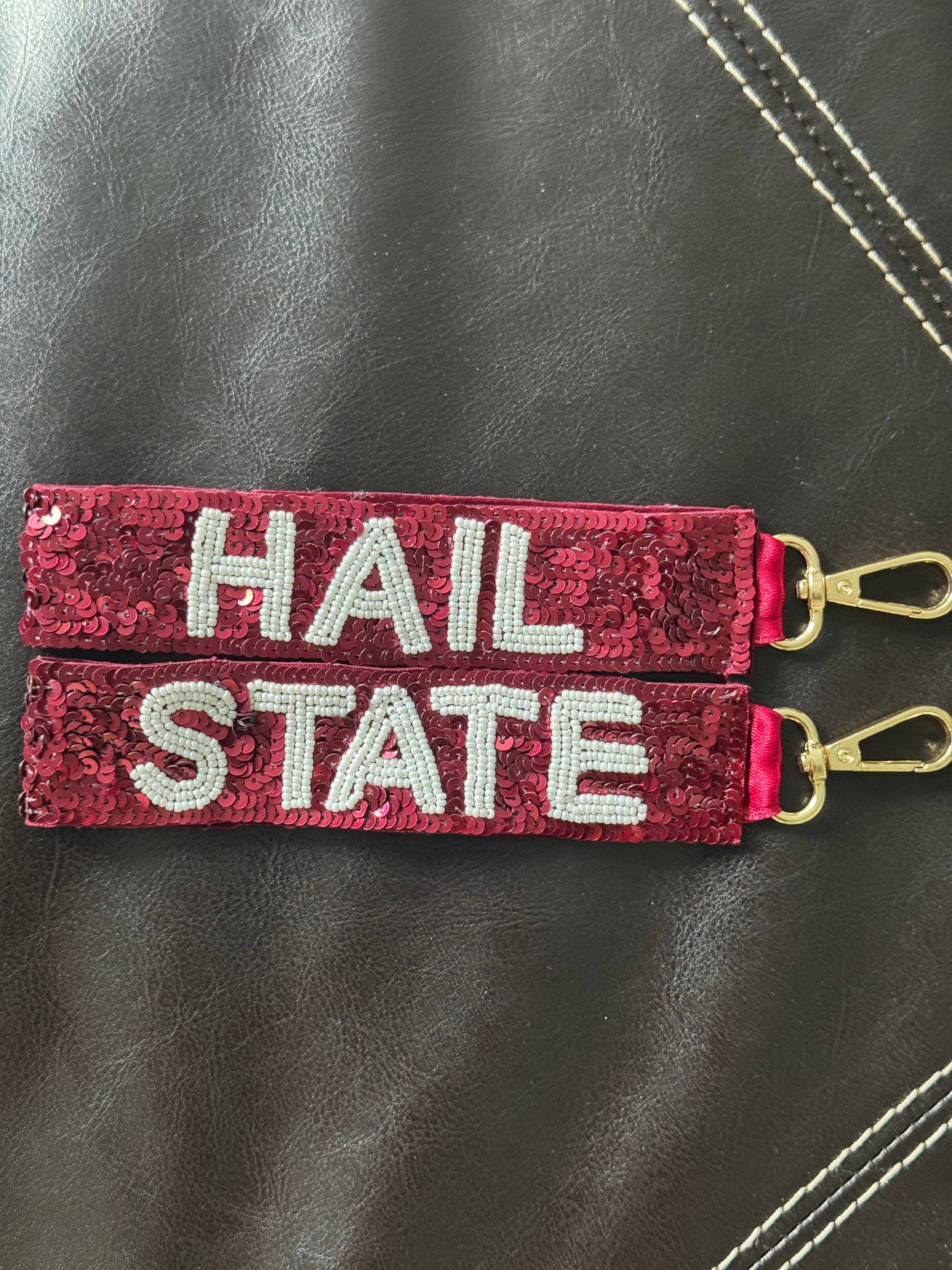 Tatter'd Royals - Wholesale Keychain - Women's - College Sequin Keychains5