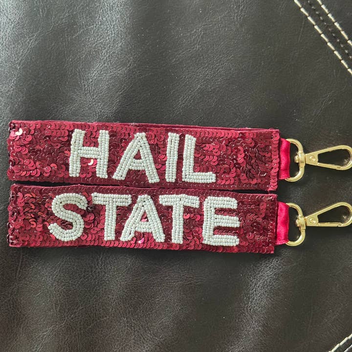 Tatter'd Royals - Wholesale Keychain - Women's - College Sequin Keychains5
